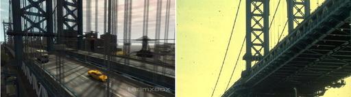 Grand Theft Auto IV - Liberty City против New York City